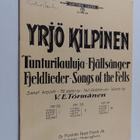 Yrjo Kilpinen : Tunturilauluja = Fjällsånger = Fjeldliede... - pikkukuva 1