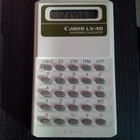 Canon LX-40 taskulaskin 80-luvulta - pikkukuva 1