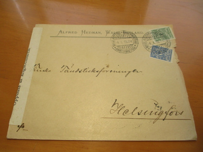 1915 Vaasa Alfred Hedman sens liikekuori