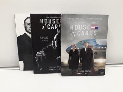 House Of Cards S1-3, Kaudet 1-3 (16dvd)