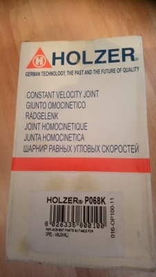 Opel Vetonivelen suojakumi Holze P068K 016-OP100-11