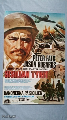Sisilian tykit Vanha Elokuvajuliste Peter Falk