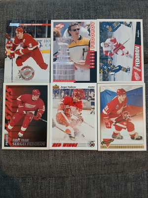 Sergei Fedorov x 12kpl / Detroit Red Wings