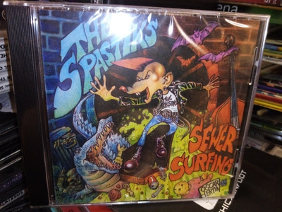 CD THE SPASTIKS : SEWER SURFING (UUSI)