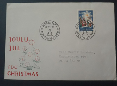 1975 Joulu FDC