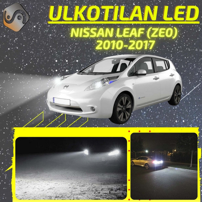 LEAF (ZE0) 2010-2017 Ulkoiset LED -valot