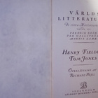 Henry Fielding: Tom Jones, ett hittebarn I-II - pikkukuva 2