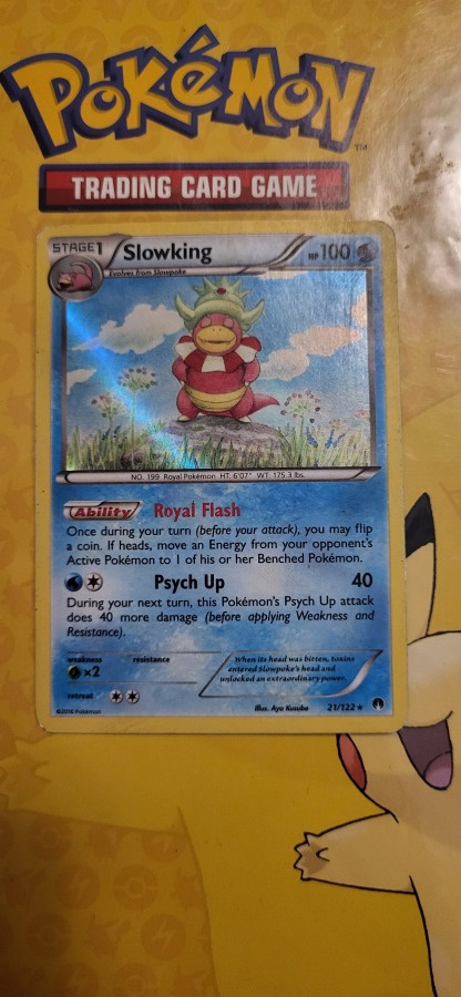 Slowking #21 Pokemon XY BREAKpoint (HOLO RARE) card