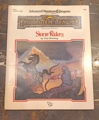 Advanced Dungeons & Dragons 2nd Edition – FRA1 Storm Riders