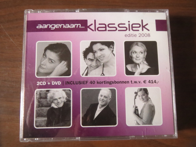 Angenaam... Klassiek Editie 2008 2CD + DVD