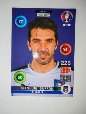 Panini Adrenalyn XL UEFA EURO 2016 # 188 Gianluigi Buffon