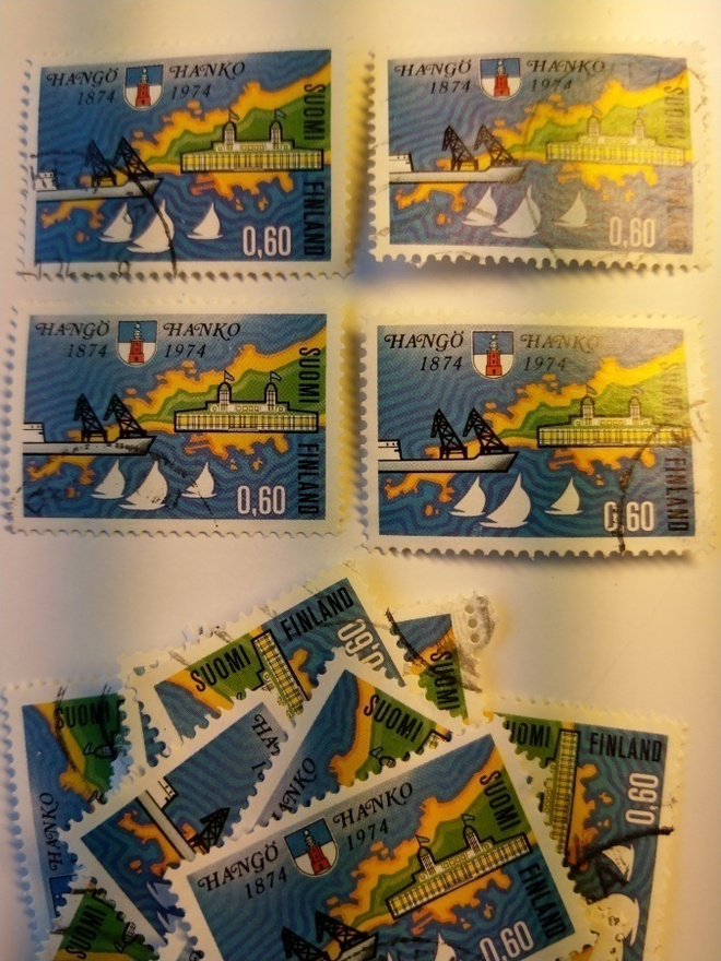 Hanko 100 vuotta postimerkki 0,60 markka