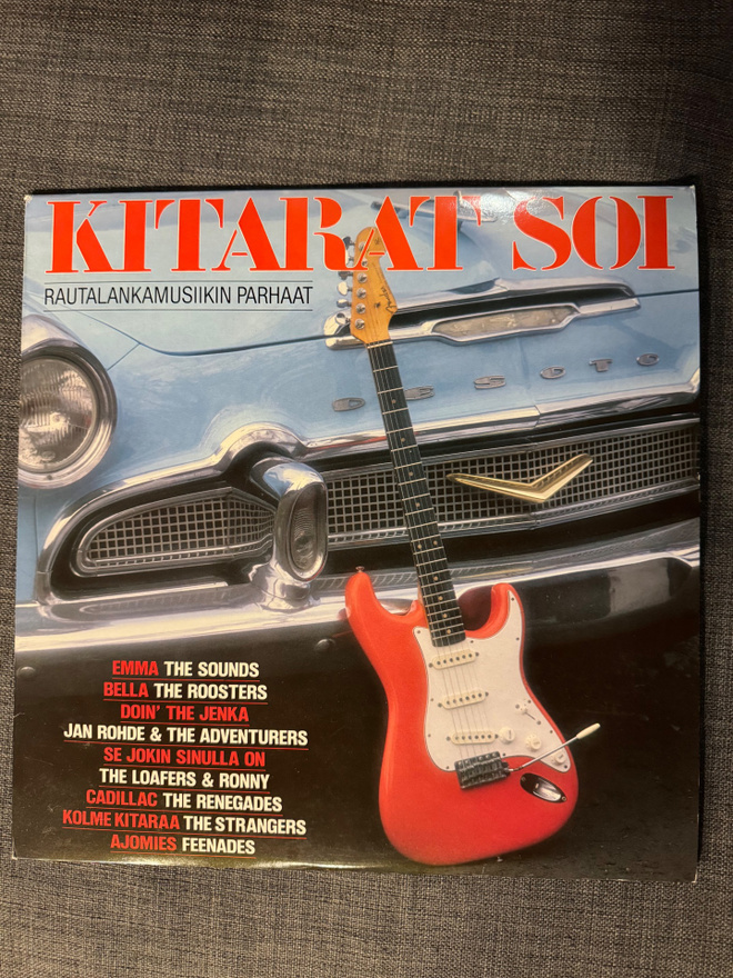 Kitarat soi Rautalankamusiikin parhaat lp