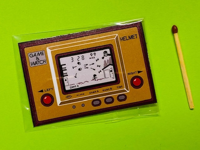 Nintendo Game & Watch Helmet Jääkaappimagneetti
