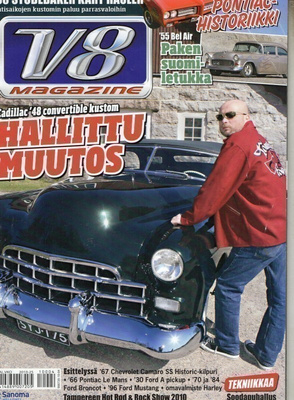 V8 Magazine n:o 4 2010 Keskikuva Chevrolet Camaro SS 1967