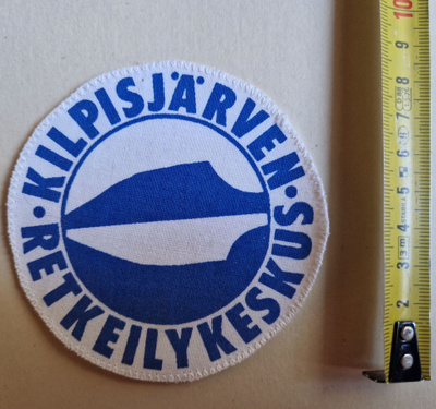 Kilpisjärven Retkeilykeskus vintage kangasmerkki