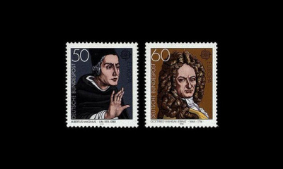 Saksa 1049-50 ** Europa Cept merkkihenkilöitä (1980)