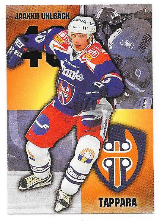 1999-00 CardSet #325 Jaakko Uhlbäck Tappara