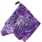 Viper Bandana, Violetti Paisley, 50x50cm 100% Puuvillaa UUSI - pikkukuva 3