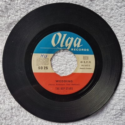 The Hep Stars – Wedding 7" single 1966