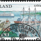 Åland 1984 Merenkulku EP leima Lape 007 alareuna LOISTO - pikkukuva 1