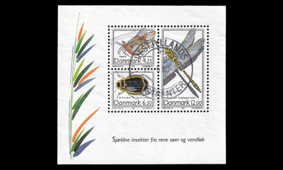 Tanska 1338-40BL21 o Harvinaisia hyönteisiä (2003)