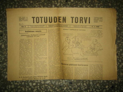 Pilalehti: Totuuden Torvi 17.5.1947