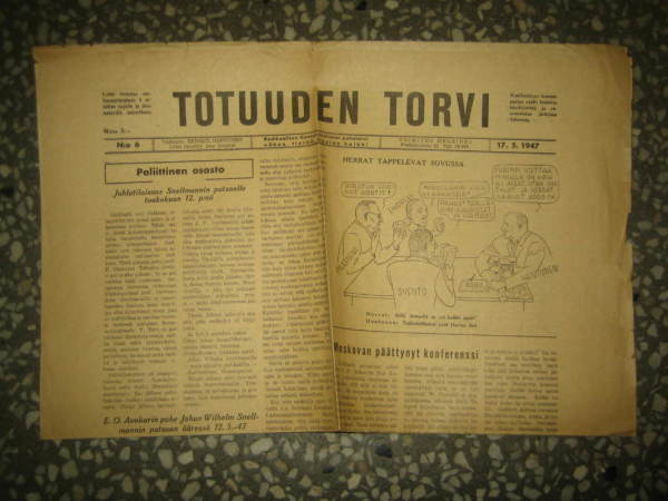 Pilalehti: Totuuden Torvi 17.5.1947