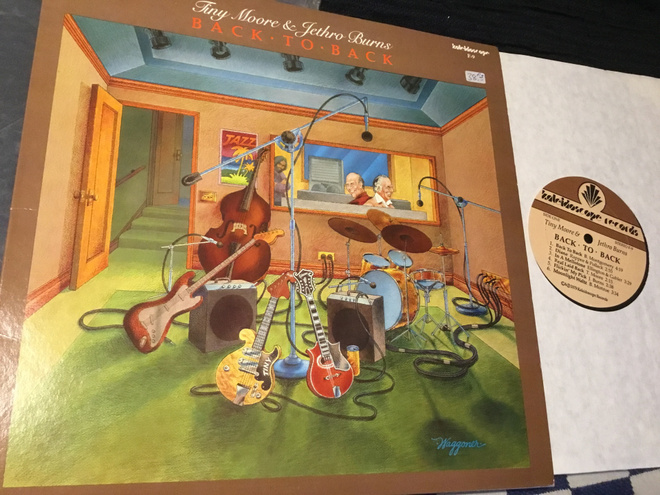 Tiny Moore & Jethro Burns Back to back jazz mandolin Lp 1979