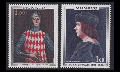 Monaco 876-7 ** Maalauksia (1967)