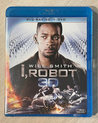 Alex Proyas: I, ROBOT (2004) Blu-ray 3D + 2D + DVD (UUSI)