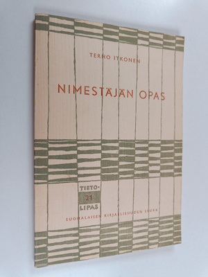 Terho Itkonen : Nimestäjän opas
