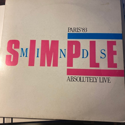 SIMPLE MINDS: Paris ´83 - Absolutely Live * UK