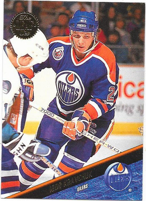 1993-94 LEAF #163 Igor Kravchuk , Edmonton Oilers