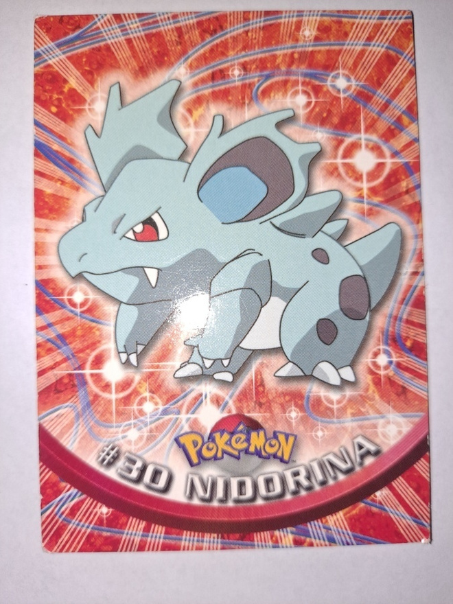 Pokemon Topps keräilykortti #30 Nidorina