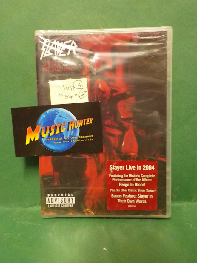 SLAYER - STILL REIGNING - UUSI "SS" DVD +
