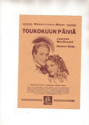 Elokuva, ohjelmat, 4 kpl., 1936 ja 1940 lukua.