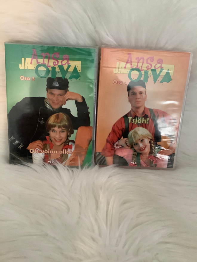 ANSA JA OIVA OSAT 3 & 4 (UUDET MUOVEISSA)  4 DVD