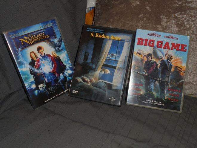 DVD 3 kpl Noidan oppipoika &  8. kadun ihme ja Big Game