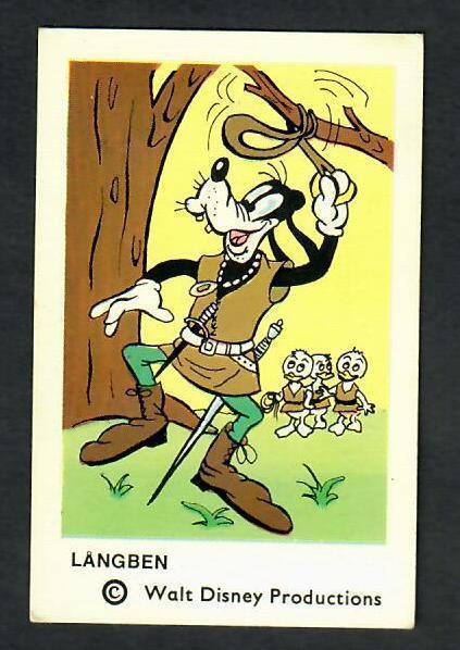 Keräilykuva - Disney - Långben - Hessu Hopo