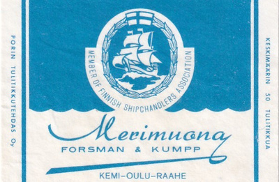 Kemi - Oulu - Raahe,  Merimuona Forsman & Kumpp    1/15