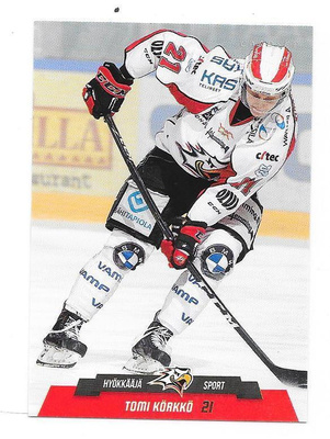 2017-18 CardSet #139 Tomi Körkkö Sport