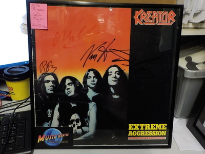 KREATOR - EXTREME AGGRESSION TAULU KOLMELLA NIMMARILLA