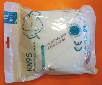 CE-merkitty Hengityssuojain KN95-Kasvonaamio FFP2