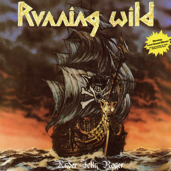 Running Wild - Under Jolly Roger (CD) EX+!! Vanha painos