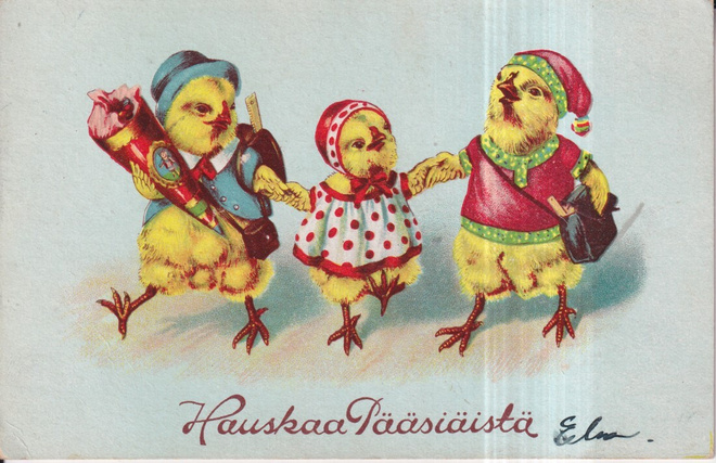 Hauskaa Pääsiäistä. Kolme tipua  -  e125
