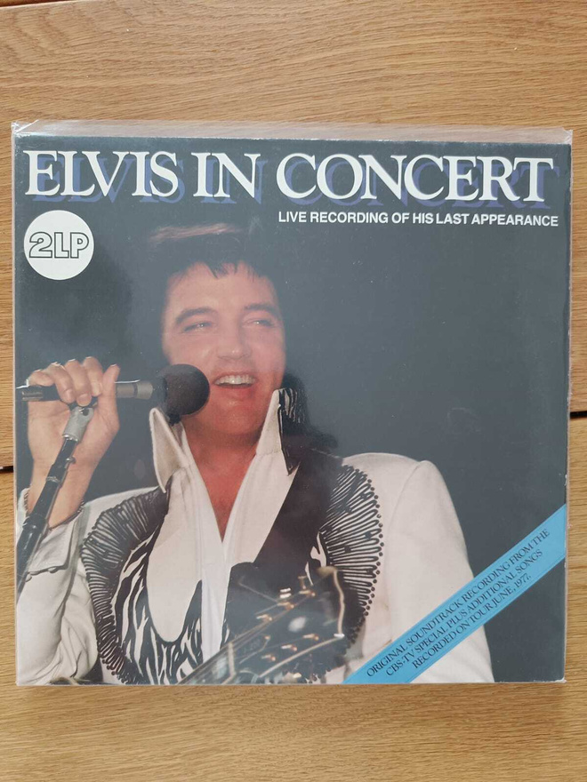 AUCTION - ELVIS IN CONCERT 2-LP GER -77