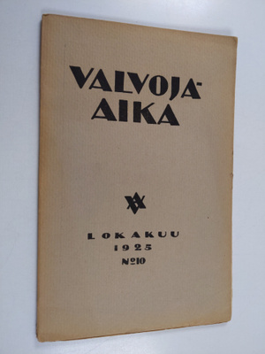 Valvoja-aika : lokakuu 1925