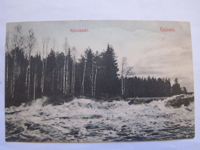 VANHA Postikortti Kajaani 1900-l
