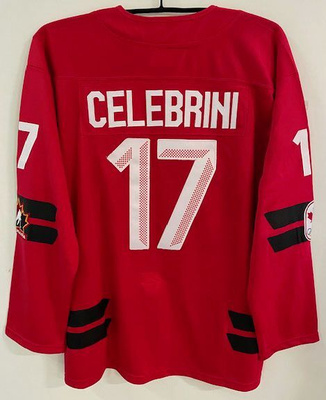 Team Canada FaniPaita MACKLIN CELEBRINI #17 RED (UUSI!)